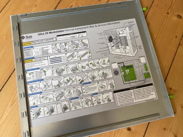 Inside door panel