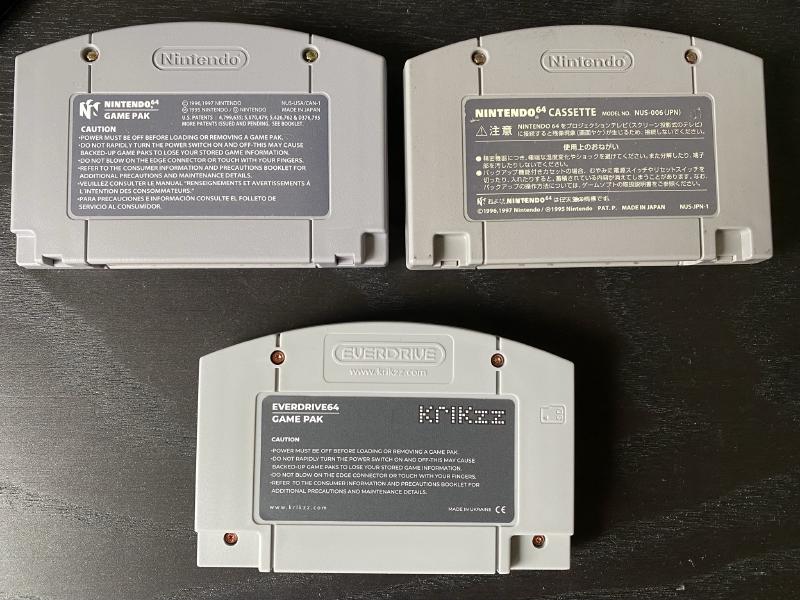 Nintendo 64 cartridges