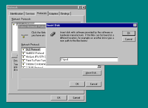 Installing IPv6 on Windows NT 4